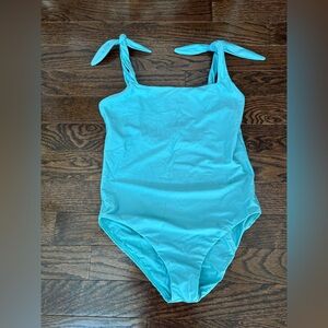 Minnow Elegant Aqua Women's One-Piece Swimsuit. Size XL